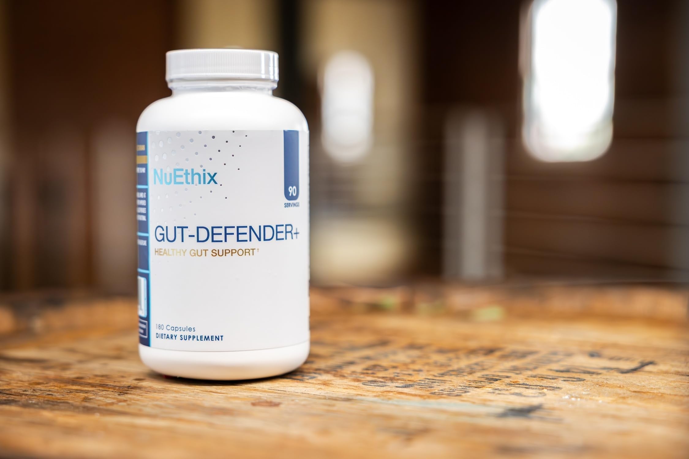 NuEthix Formulations Gut Defender+ Microbiome Balance Dietary Supplement, 180 Capsules, 90 Servings NuEthix FormulationsAu supplements