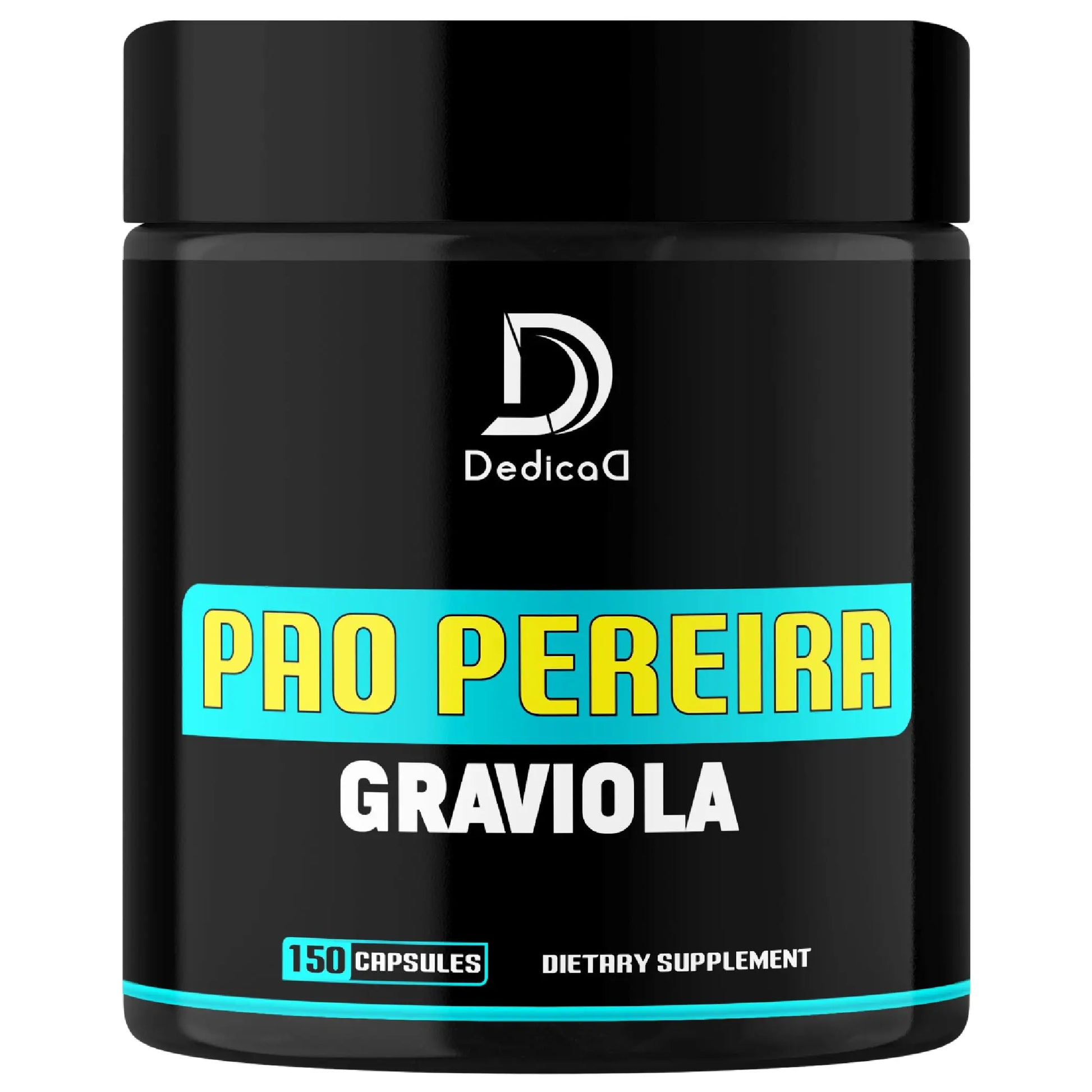 DEDICAD Pao Pereira Bark Extract and Graviola Soursop - 150 Capsules Supply DEDICADAu supplements
