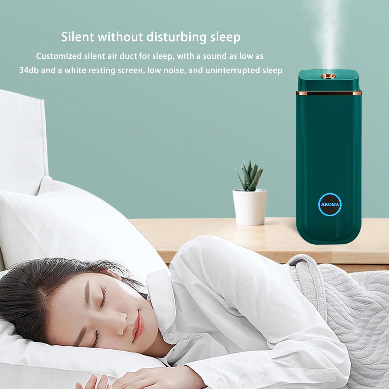 Sentmoon Essential Oil Diffusers for Home, Portable Rechargeable Aroma Humidifier with 3-Level Mode SentmoonAu supplements
