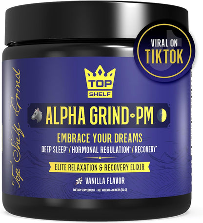 Advanced Sleep Supplement for Men, Nootropic Night Time Burner & Anabolic Recovery Join Top Shelf GrindUS supplements