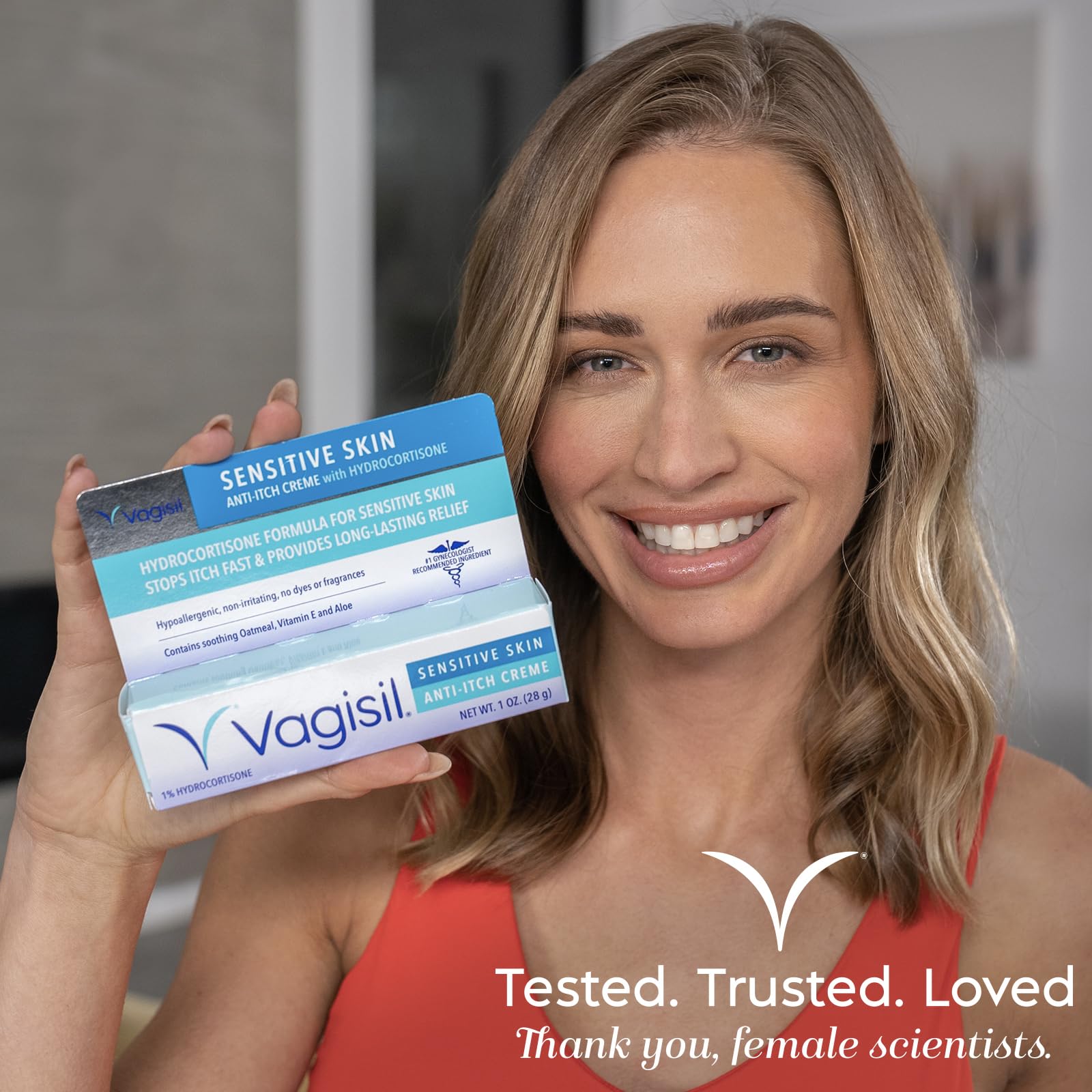 Vagisil Maximum Strength Feminine Anti-Itch Cream for Women, Sensitive Skin Formula VagisilAu supplements