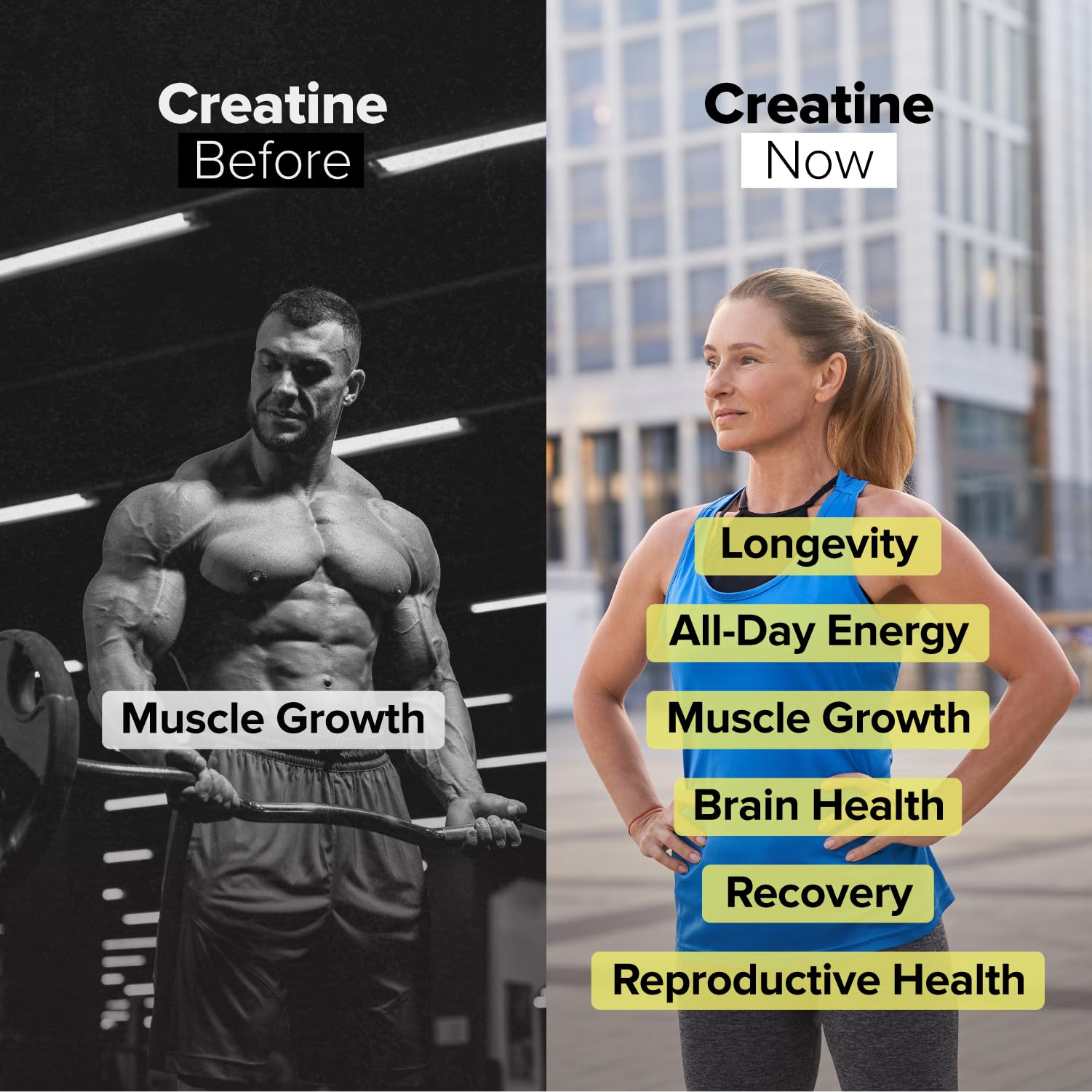 Complement Creatine Monohydrate Micronized Powder for Women and Men (5g, 60 Servings) Pre Workout, Post Workout, Muscle Recovery, Brain Health, Longevity- Vegan, Unflavored ComplementAu supplements