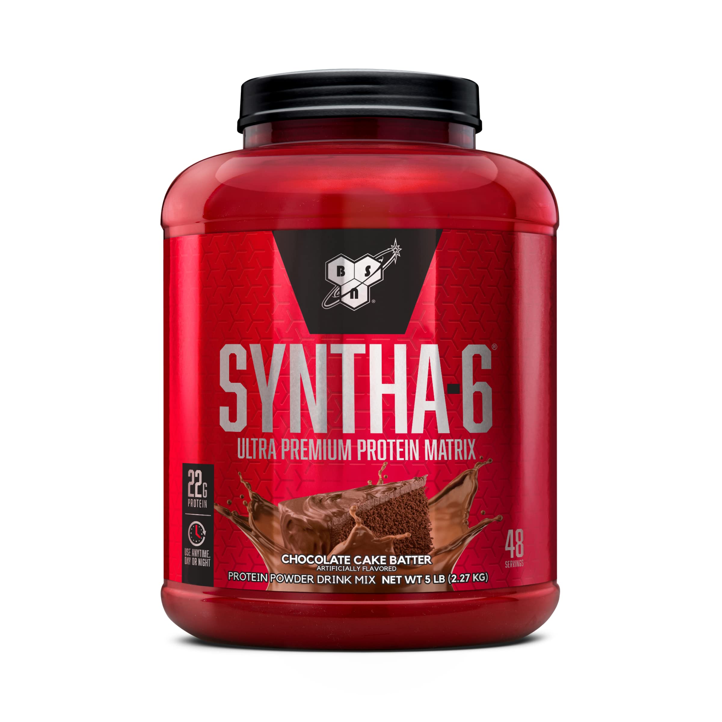 BSN SYNTHA-6 Whey Protein Powder with Micellar Casein, Milk Protein Isolate, Chocolate BSNUS supplements