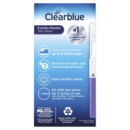 Clearblue Fertility Monitor Test Sticks, 30 count ClearblueUS supplements