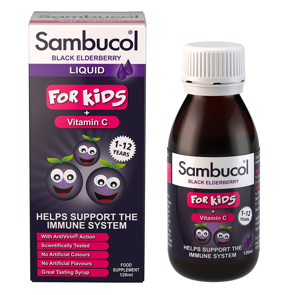 Sambucol Kids 120 ml For Immune Support, Drop SambucolUS supplements