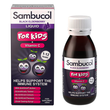 Sambucol Kids 120 ml For Immune Support, Drop SambucolUS supplements