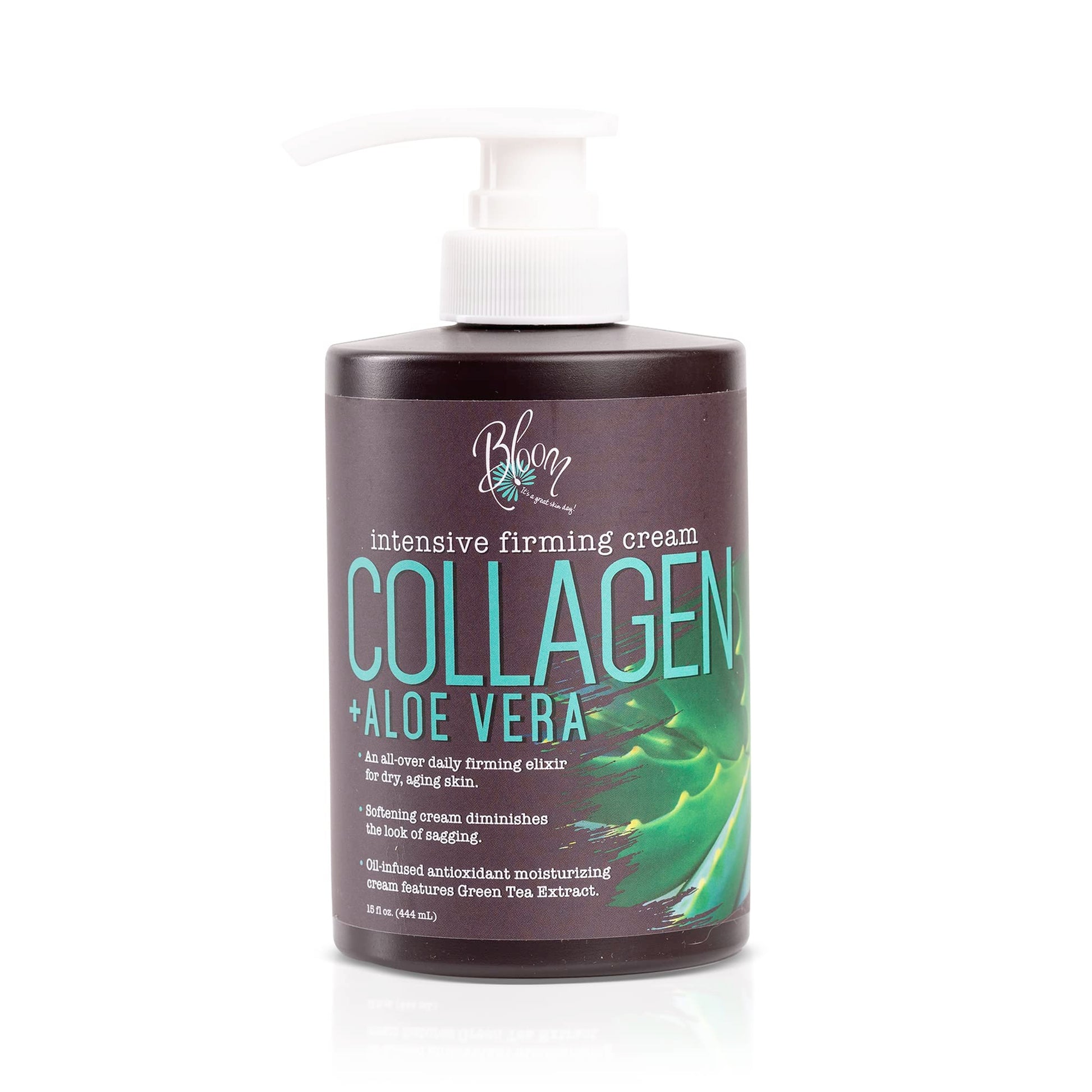 BLOOM Collagen Cream + Aloe Vera Moisturizer Body Lotion & Face Cream | Dry Skin BLOOM IT'S A GREAT SKIN DAY!US supplements