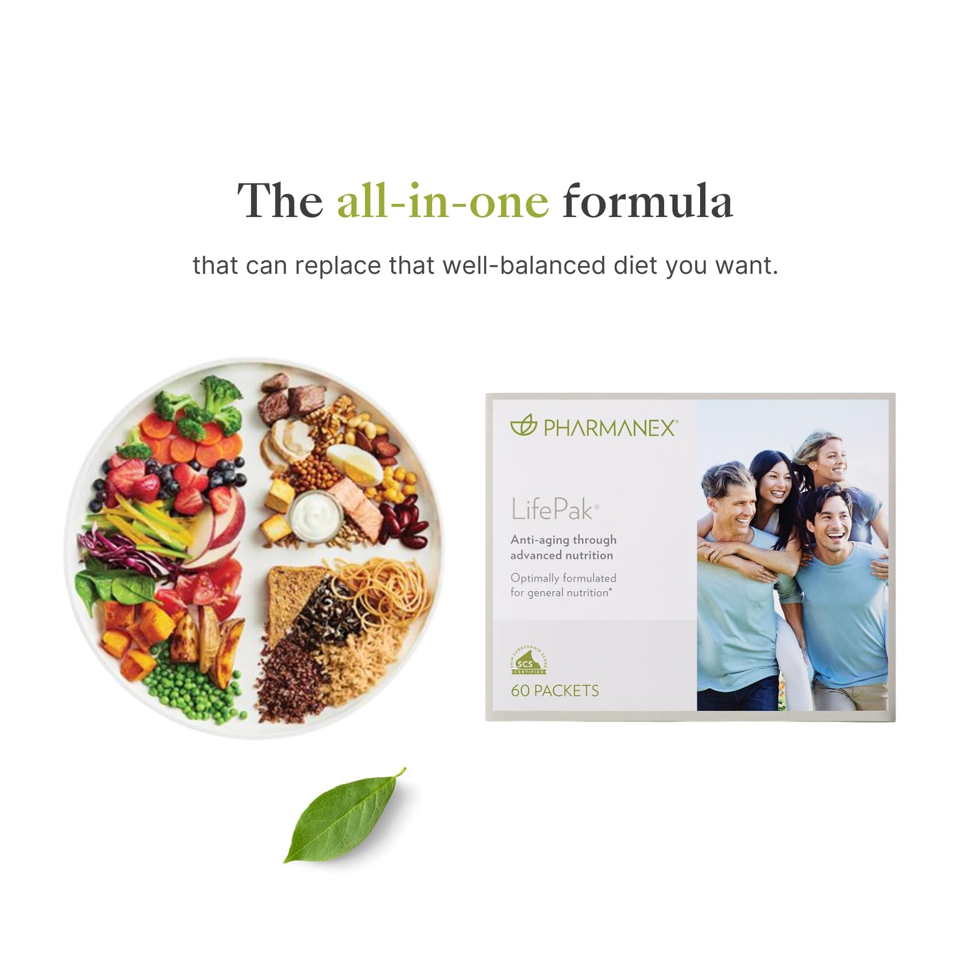 Pharmanex Nu Skin LifePak Advanced Nutritional Supplement for Adults | 60 Daily Packets | Aging, Digestive, and Gut Health Formula with Essential Vitamins, Minerals, and Phytonutrients PharmanexAu supplements