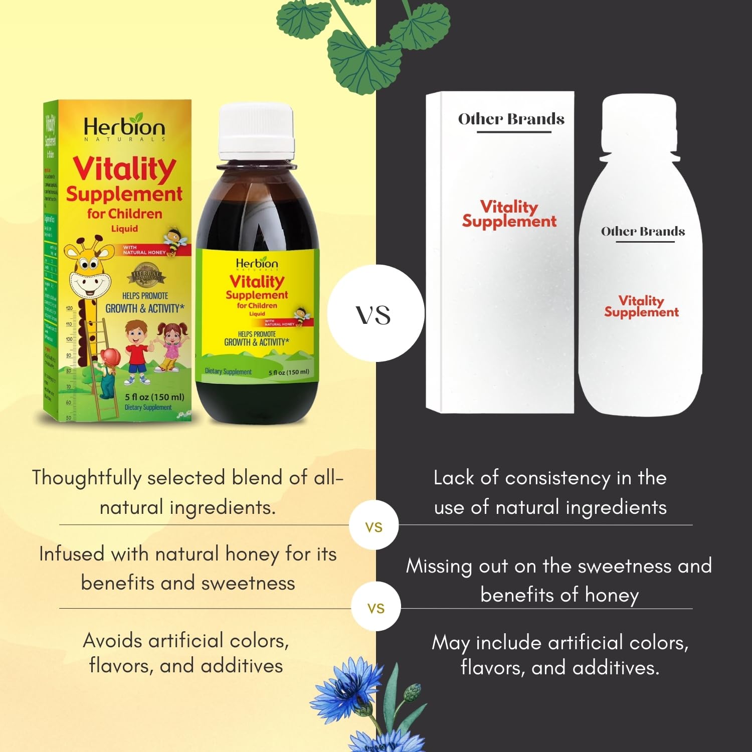 Herbion Naturals Vitality Supplement Syrup for Children, Promotes Growth and Appetite Herbion NaturalsUS supplements