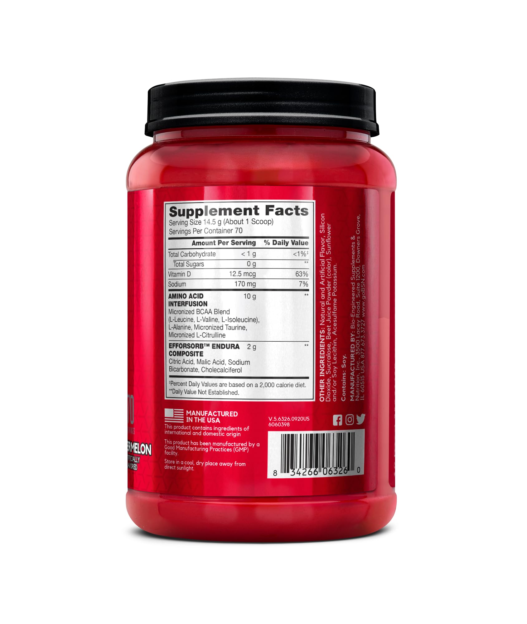 BSN Amino X Muscle Recovery & Endurance Powder with BCAAs, Intra Workout Support BSNAu supplements