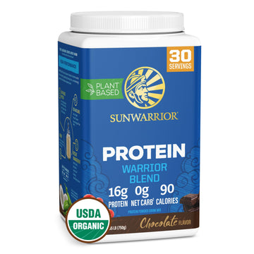 Vegan Organic Protein Powder Plant-based | BCAA Amino Acids Hemp Seed Soy SunwarriorUS supplements
