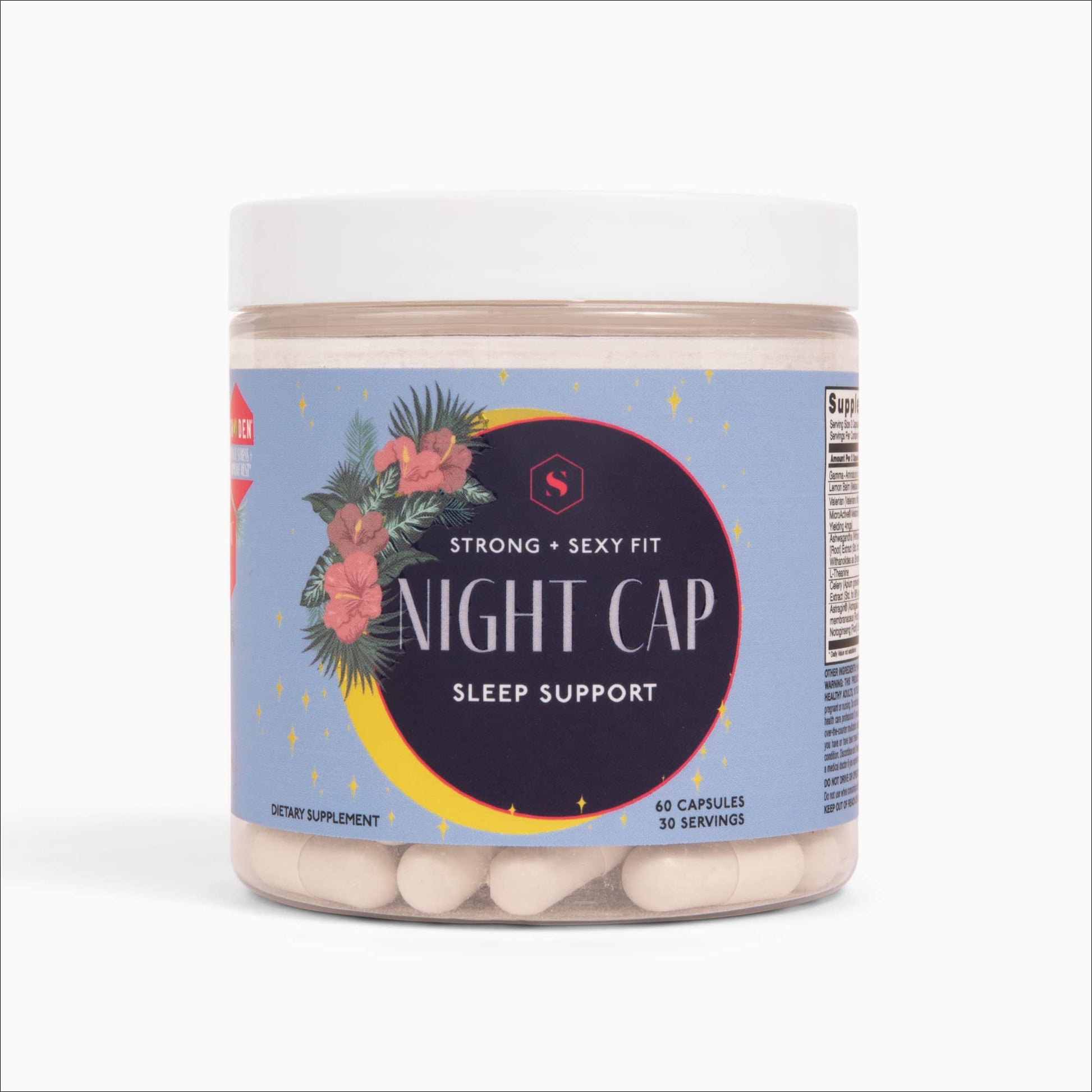 Strong + Sexy Fit Night Cap Sleep Support, Supplement to Help You Fall Asleep Faster Strong + Sexy FitUS supplements