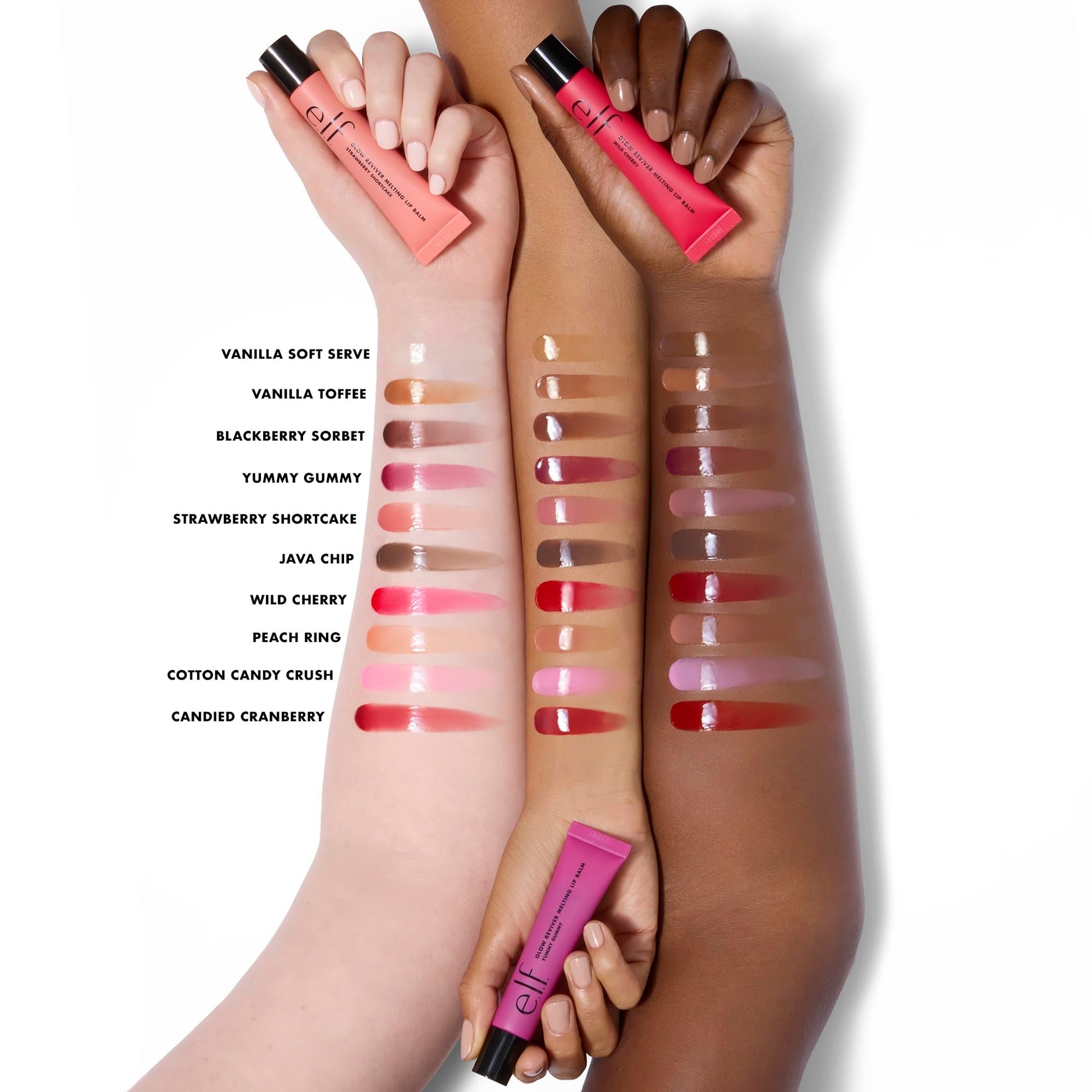 e.l.f. Glow Reviver Melting Lip Balm, Hydrating Tinted Lip Balm For A Glossy Finish & Soft, Supple Lips, Vegan & Cruelty-Free, Blackberry Sorbet e.l.f.Au supplements