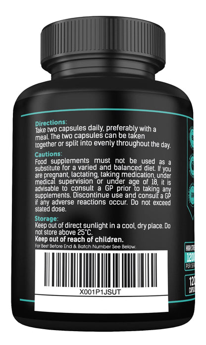 Magnesium Glycinate Supplements & Vitamin B6 - 120 High Strength Capsules SS Sport SuppliesUS supplements