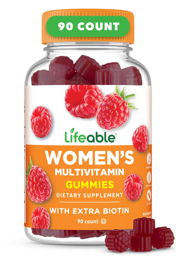 Lifeable Womens Multivitamin Gummy | with Vitamin A, C, D, E, Niacin, B6, Folate, B12, Biotin, Pantothenic Acid, Iodine, Zinc | LifeableAu supplements