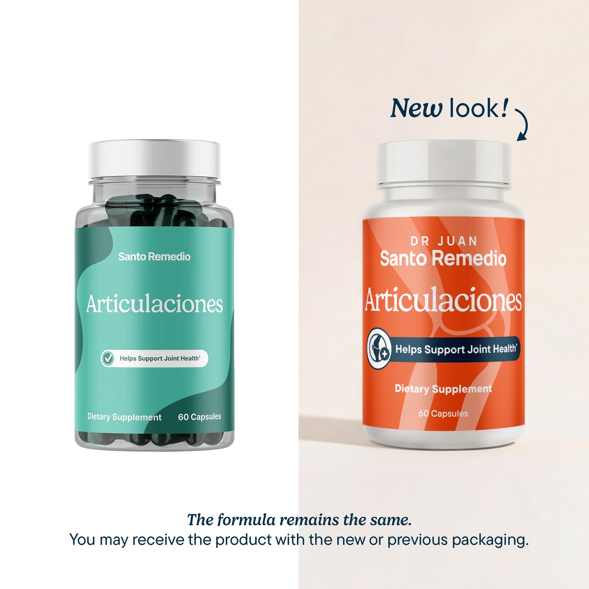 Santo Remedio Articulaciones, Joint Health Support, Promotes Joint Comfort and Function, Contains Clinically Proven Ingredients, TamaFlex™, 60 Servings Santo RemedioAu supplements