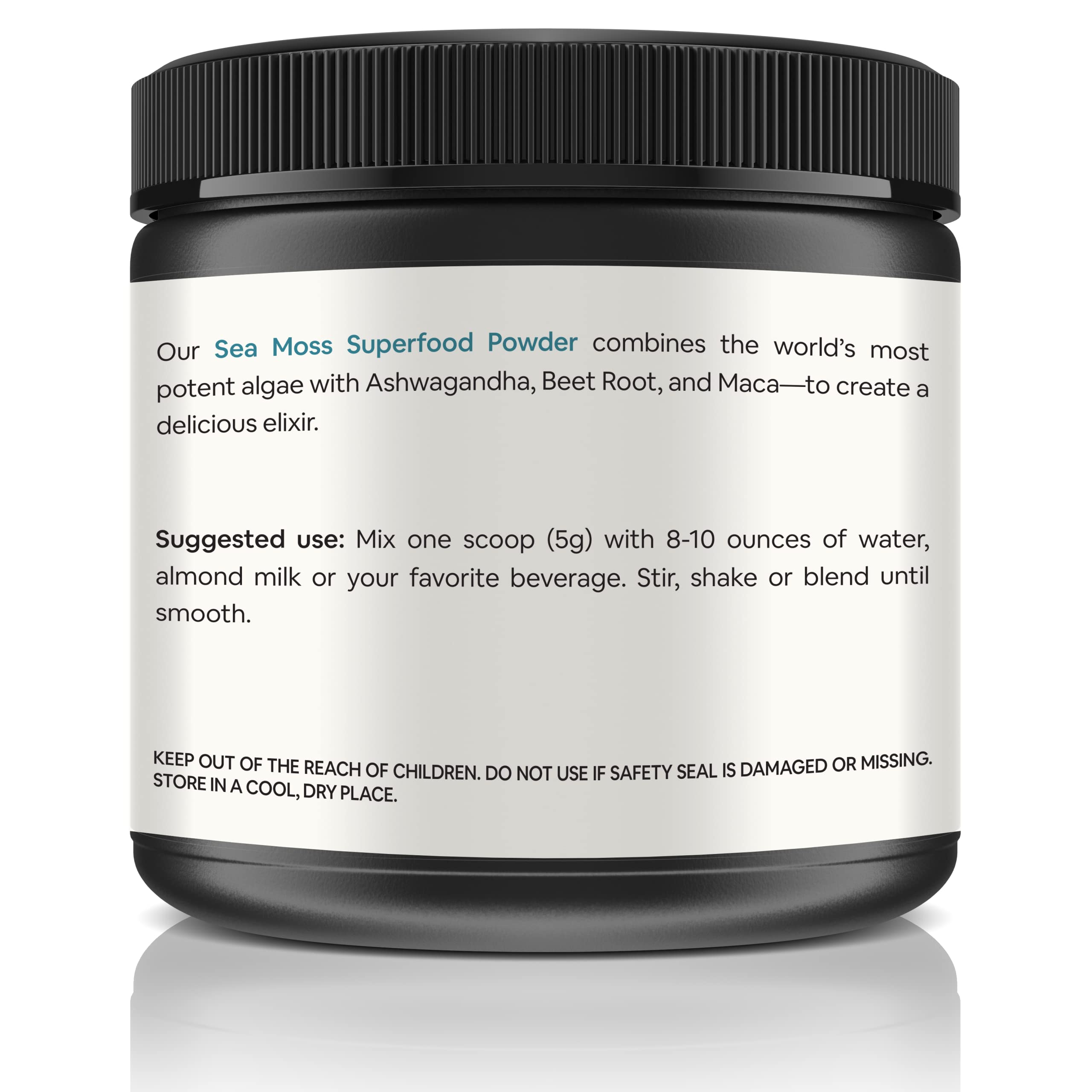 Organic Sea Moss Superfood Powder with Ashwagandha, Beet Root, and Maca Atlantic NaturalsUS supplements