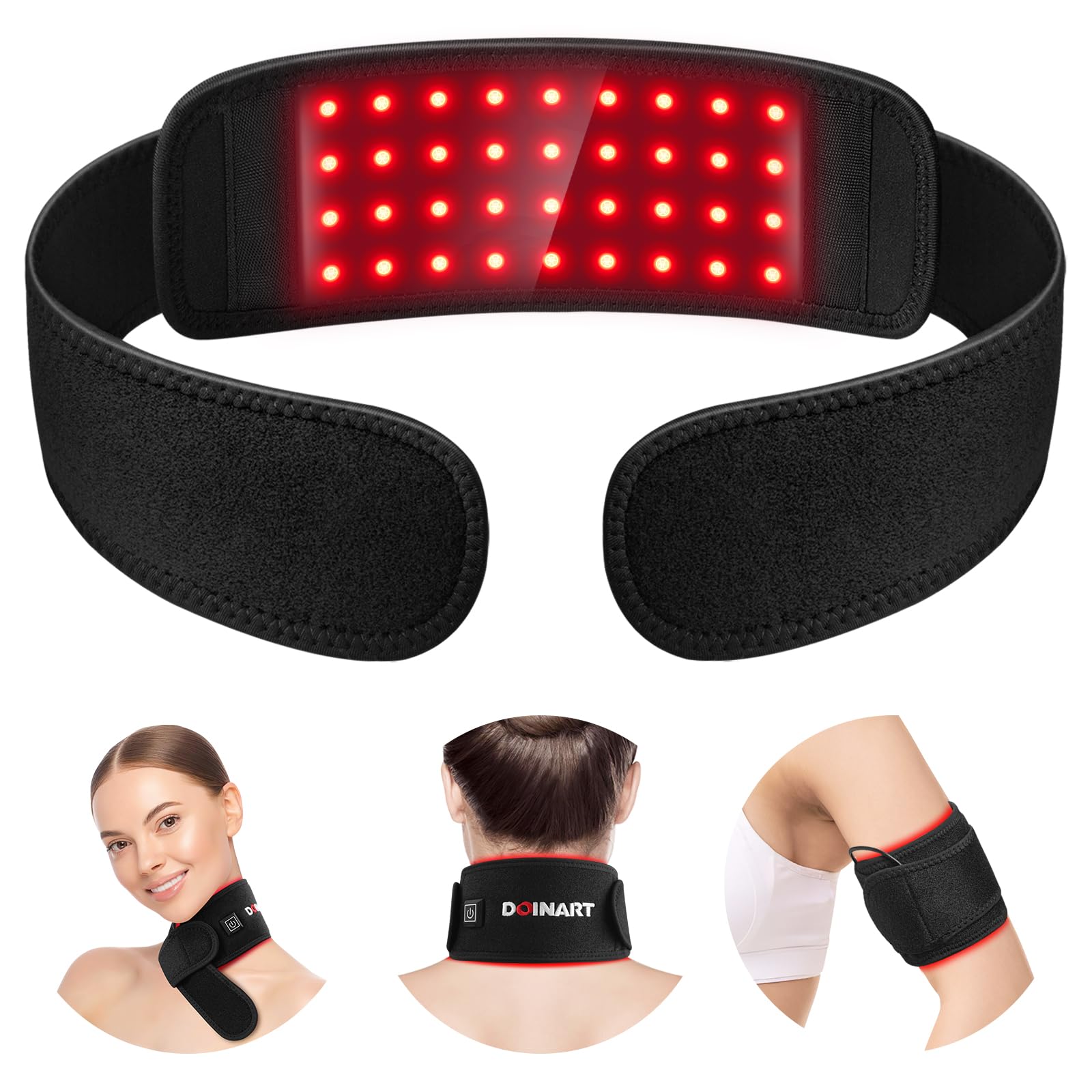 Doinart Red Light Therapy Belt for Neck, Portable Near Infrared Light Therapy for Face DoinartAu supplements