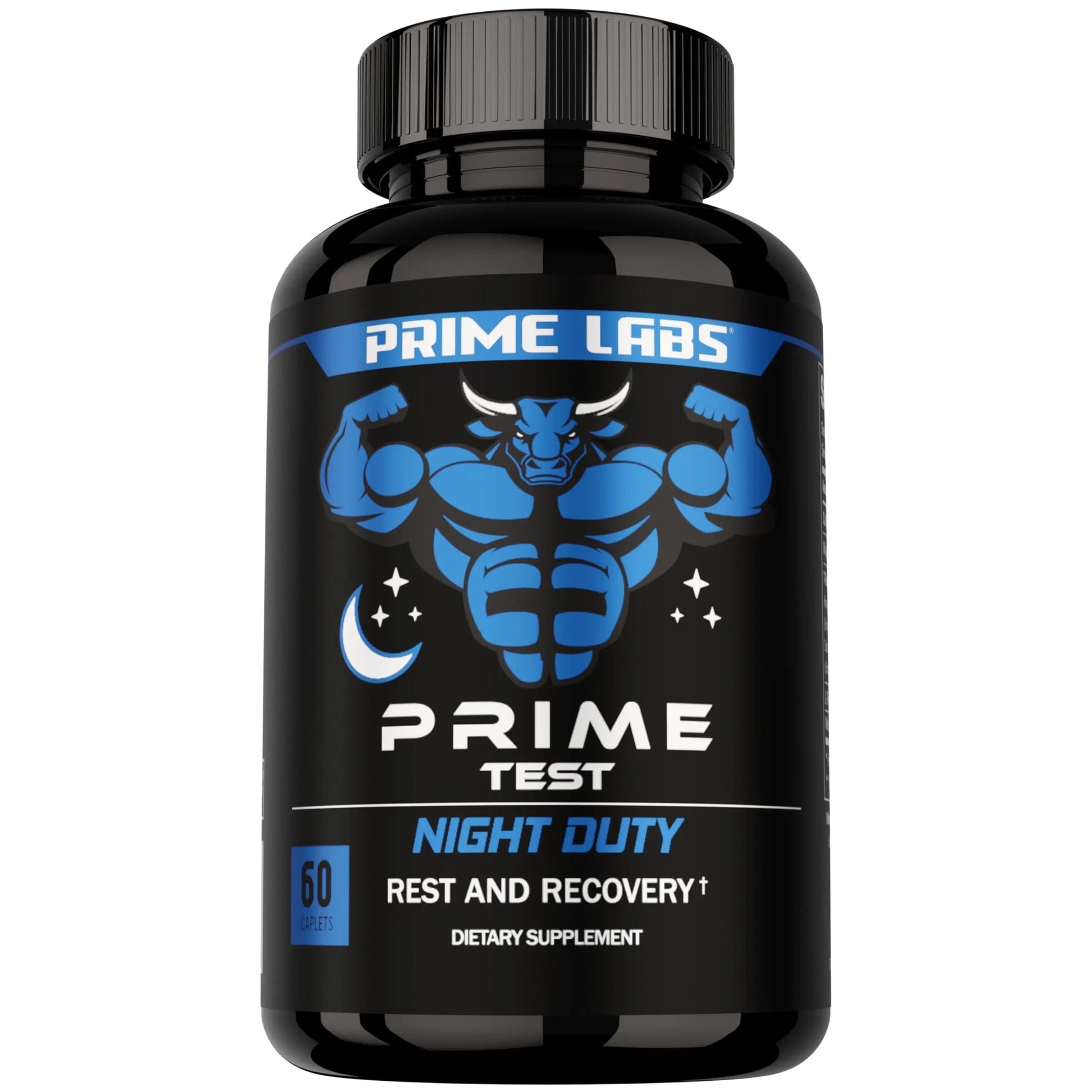 Prime Labs Night Duty - Nighttime Testosterone Booster & Sleep Support - PM Rest & Muscle Recovery Supplements - 60 Count Prime LabsAu supplements