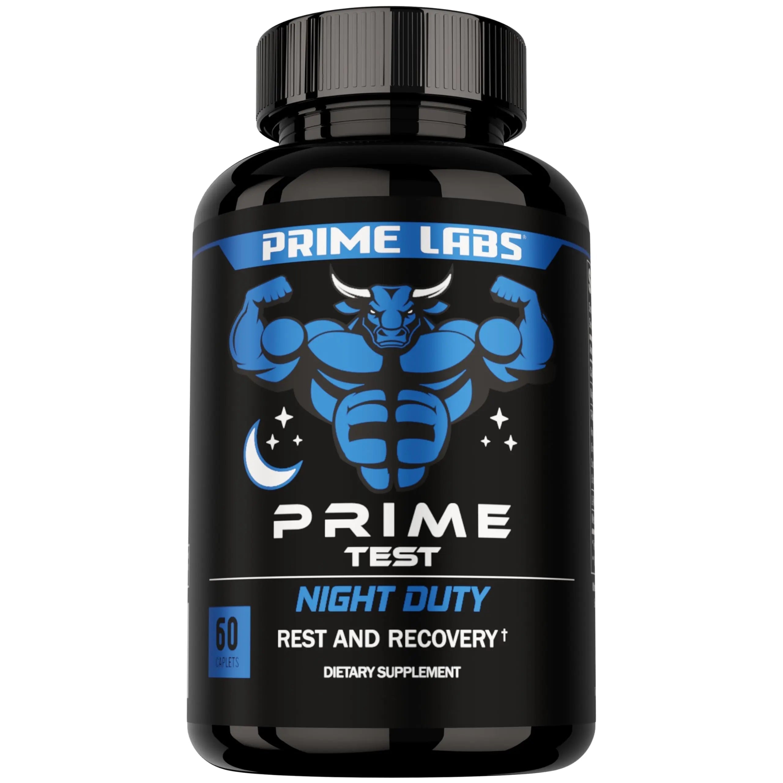 Prime Labs Night Duty - Nighttime Testosterone Booster & Sleep Support - PM Rest & Muscle Recovery Supplements - 60 Count Prime LabsAu supplements
