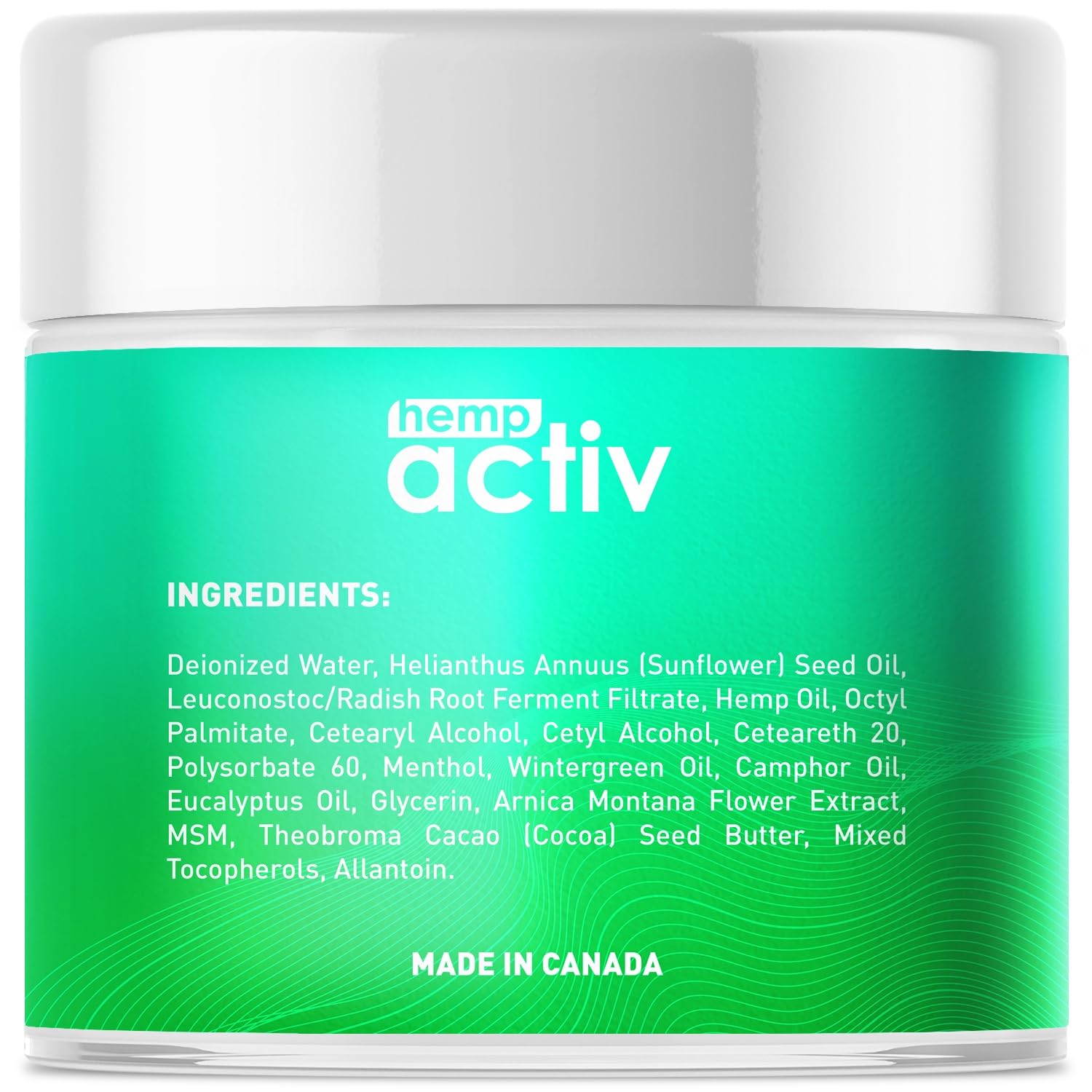 HEMPACTIV Cooling Hemp Cream – Menthol, MSM & Arnica – Fast-Absorbing, Non-Greasy Formula for Muscles & Joints – 4oz Best-Value Size HEMPACTIVAu supplements