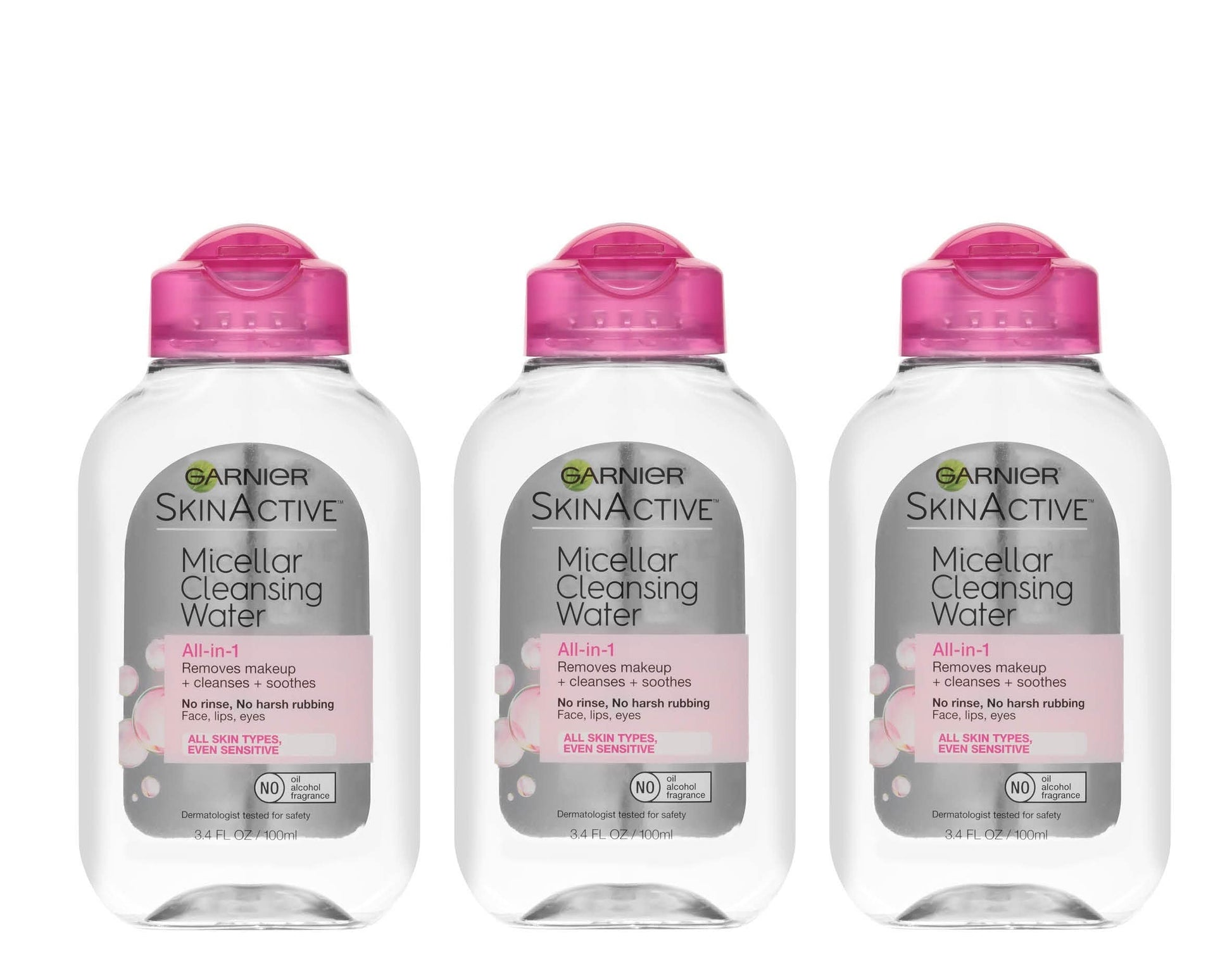 Garnier SkinActive Micellar Cleansing Water, For All Skin Types, 3.4 fl; oz., 3 Count GarnierAu supplements