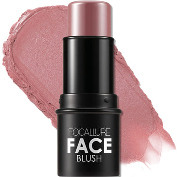 FOCALLURE Cream Blush Makeup,Buildable Blush Stick for Cheeks,Matte and Dewy Finish,Long Wearing,Easy Application,Lightweight Multi Stick,ROSE FLUSH FOCALLUREAu supplements