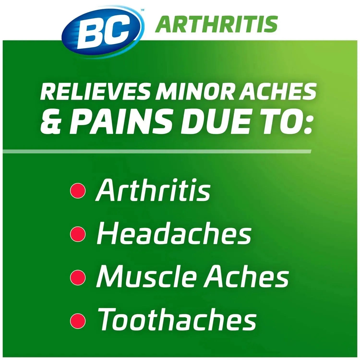 BC Powder Arthritis Pain Reliever, Aspirin Dissolve Packs, 50 Count Powder Packets BCAu supplements