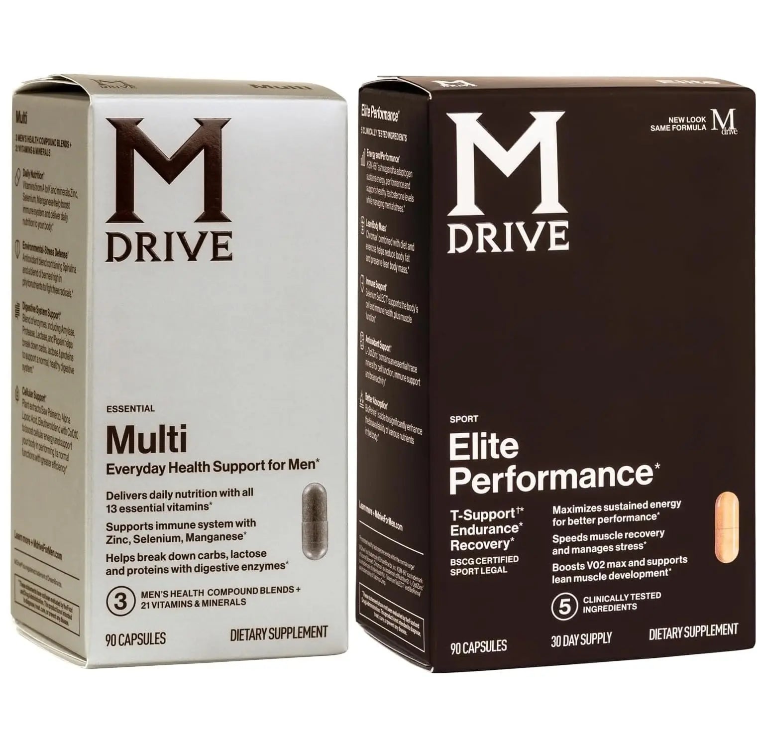 Mdrive Elite Multi - Natural Energy, Strength, Stress Relief, Lean Muscle, Immune Health Support from Zinc, Selenium, Manganese & Vitamin D, Enzymes for Digestive Support MdriveAu supplements