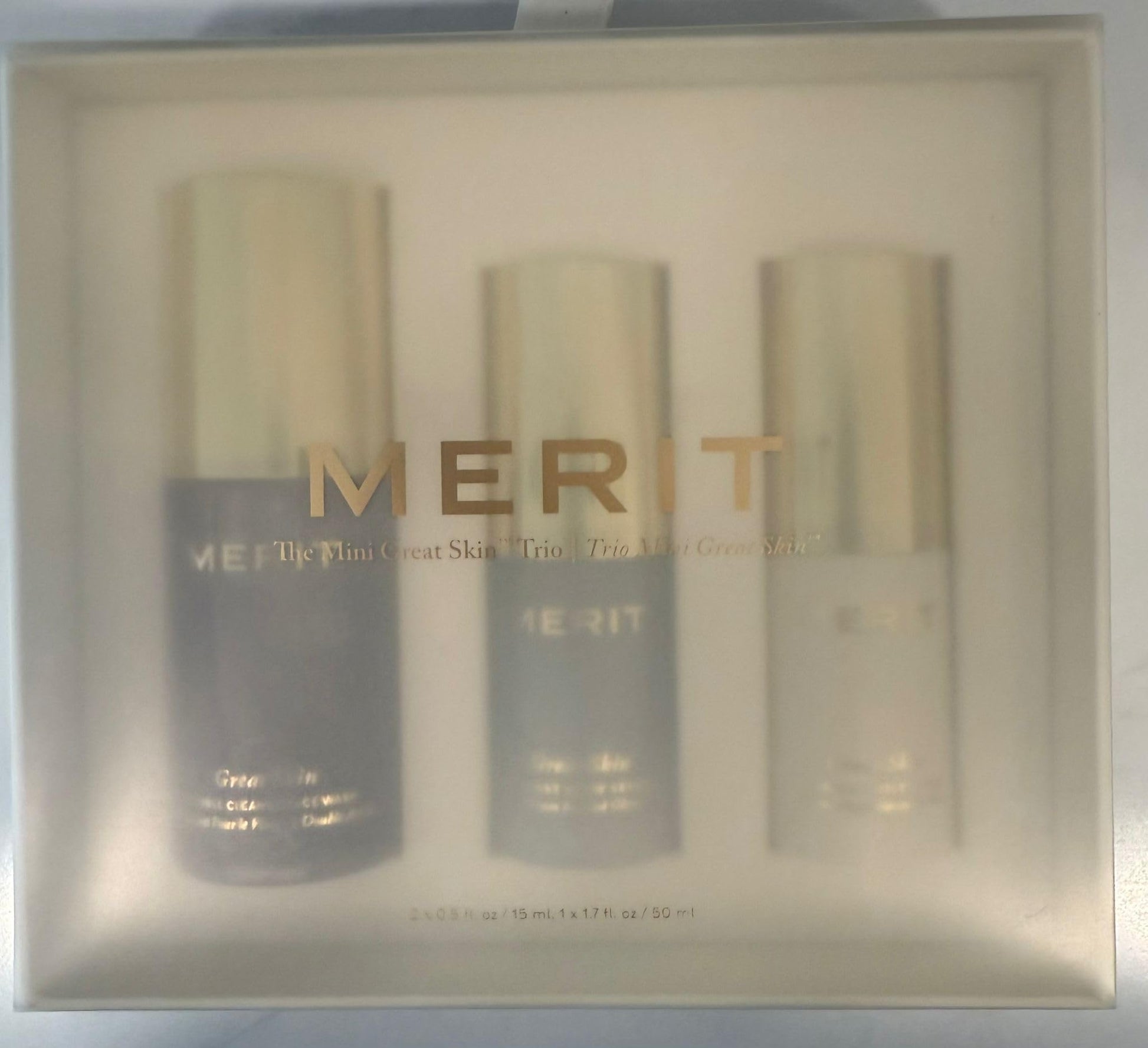 MERIT The Mini Great Skin Trio – Limited Edition Skincare Set with Double Cleanse Face Wash (15 ml), Instant Glow Serum (15 ml), and Priming Moisturizer (50 ml) MeritAu supplements