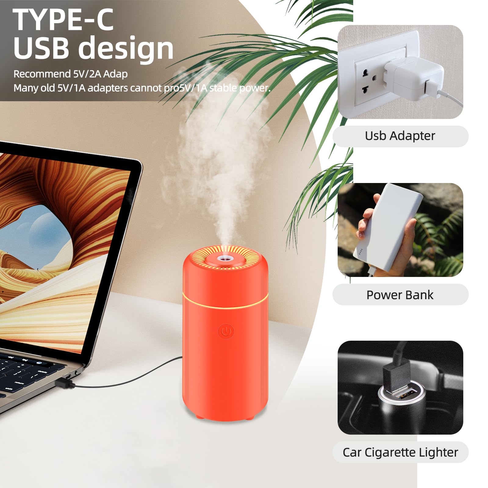 CHOUWEEK Car Essential Oil Diffuser, Mini Portable Air Diffuser for Aromatherapy, Small USB CHOUWEEKAu supplements