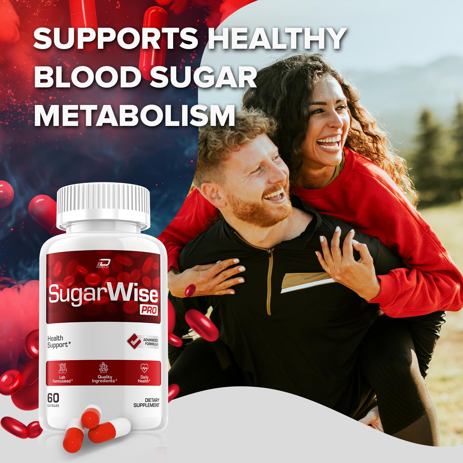 SugarWise Capsules – SugarWise Pro Natural Blend Daily Health Vitamins Supplement (5 Pack - 300 Capsules) IndeloAu supplements