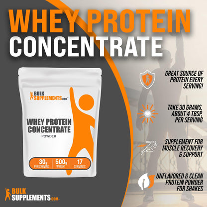 BULKSUPPLEMENTS.COM Whey Protein Concentrate Powder - Protein Powder Unflavored BULKSUPPLEMENTS.COMUS supplements