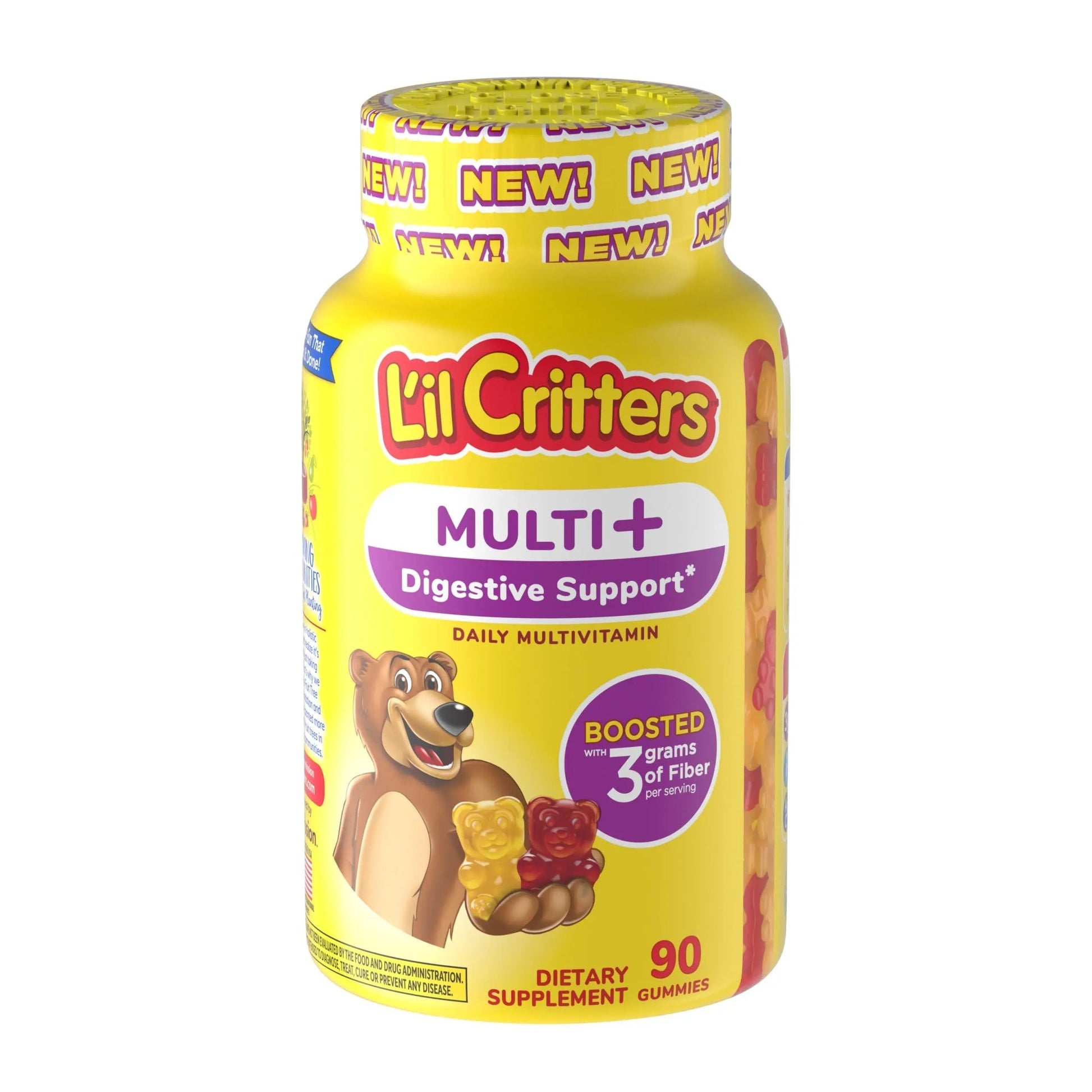 L'il Critters Multi + Digestive Support* 90ct Lil CrittersAu supplements