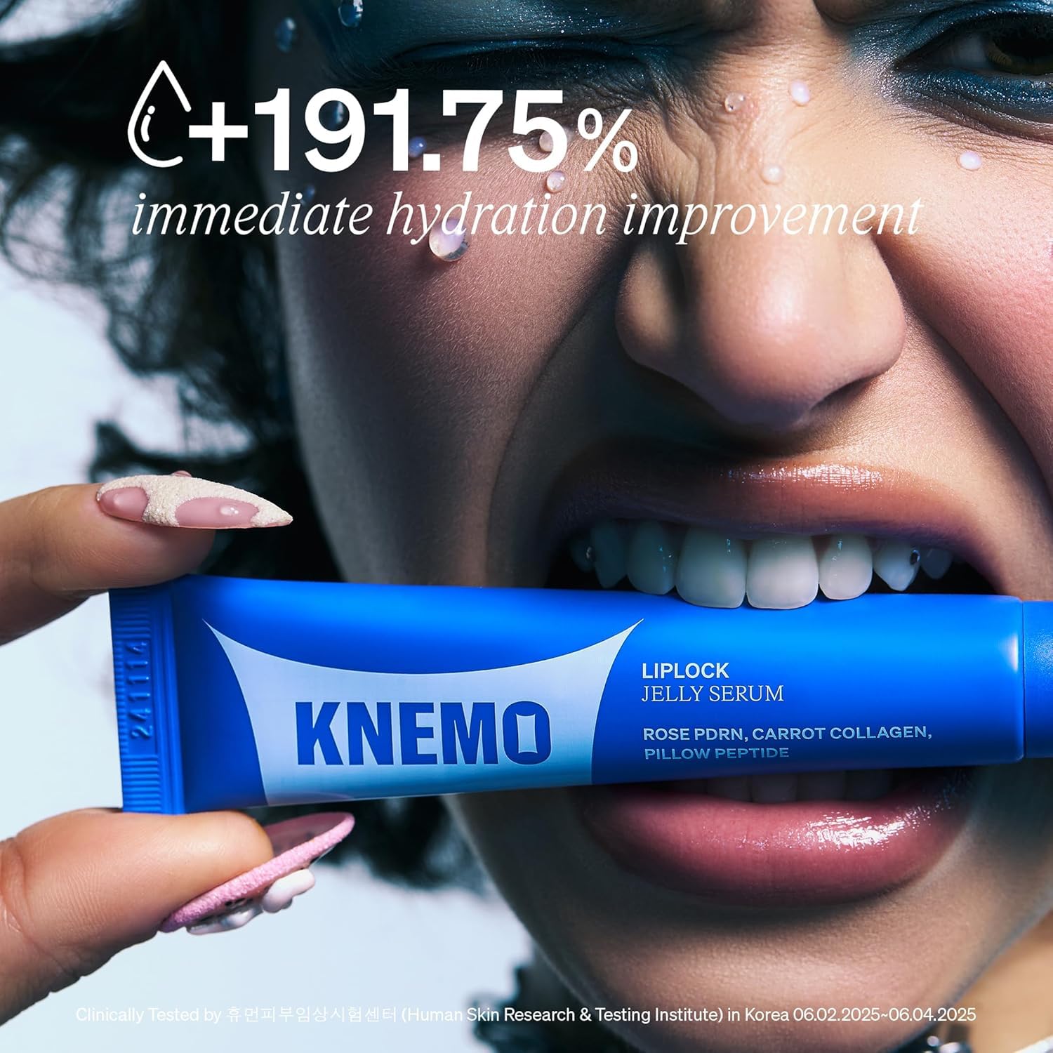 KNEMO LipLock Jelly Serum for Dry Lips, Long-Lasting, Hydrating, Plumping, Glossy Mask with Rose PDRN, Carrot Collagen, Pillow Peptide, Moisturizing Tinted Lip Balm. (Crystal Clear) KNEMOAu supplements