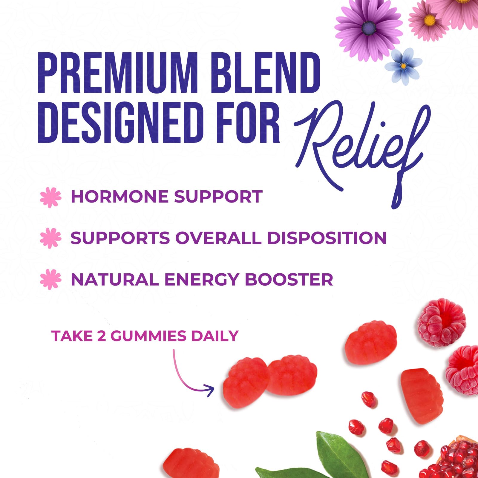 Menopause Supplement for Women - Complete Multi-Benefit Menopause Relief Gummy for Mild Hot Flashes & Night Sweats, Natural Balance & Energy Support, Menopausal Vitamins, Gluten Free - 60 Gummies Nature's GlowAu supplements