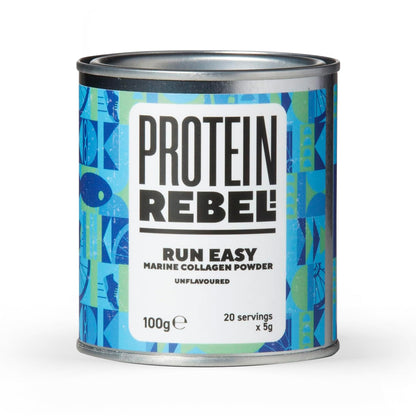 Protein Rebel - Run Easy Marine Collagen Powder for Running, Joint Support - Unflavoured Powder Collagen Protein RebelUS supplements