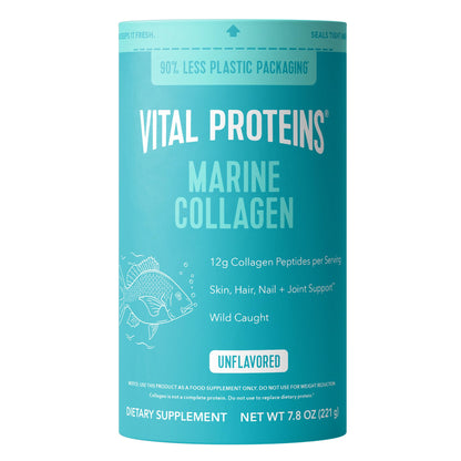 Vital Proteins Marine Collagen Peptides Powder Supplement for Skin Hair Nail Joint - Hydrolyzed Collagen Vital ProteinsUS supplements