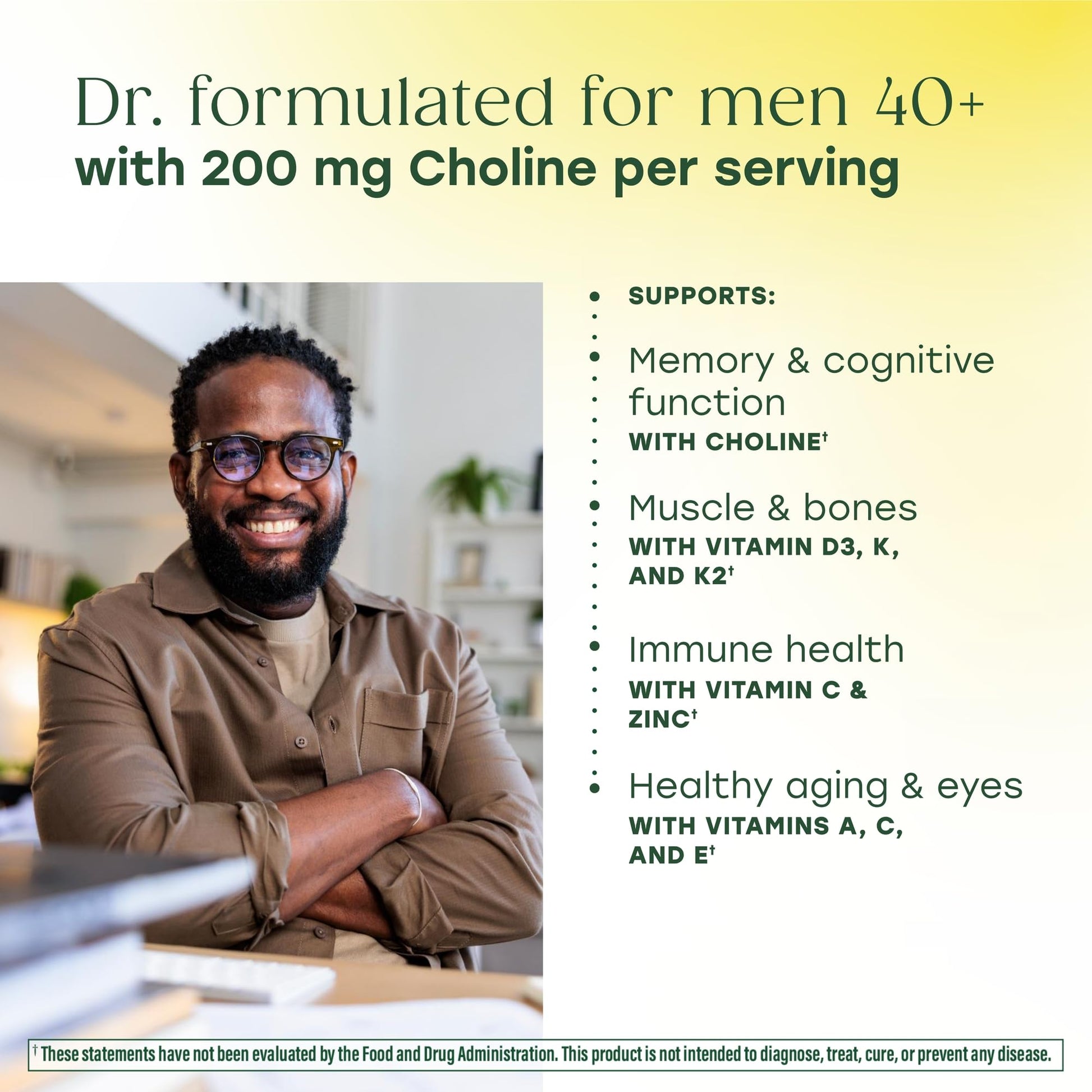 MegaFood Men's 40+ Advanced Multivitamin for Men - Dr-Formulated - Choline, Vitamin B, Vitamin C, Vitamin D, Zinc & Real Food MegaFoodAu supplements