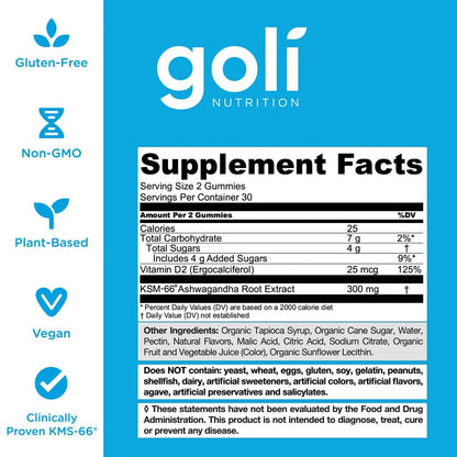 Goli - Sleep, Apple Cider Vinegar & Ashwagandha Gummy Bundle GoliUS supplements