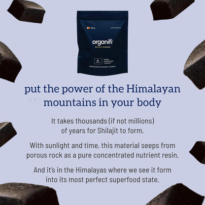 Organifi - Shilajit Gummies - Supports Natural Energy and Strength - Vanilla Cinnamon OrganifiUS supplements