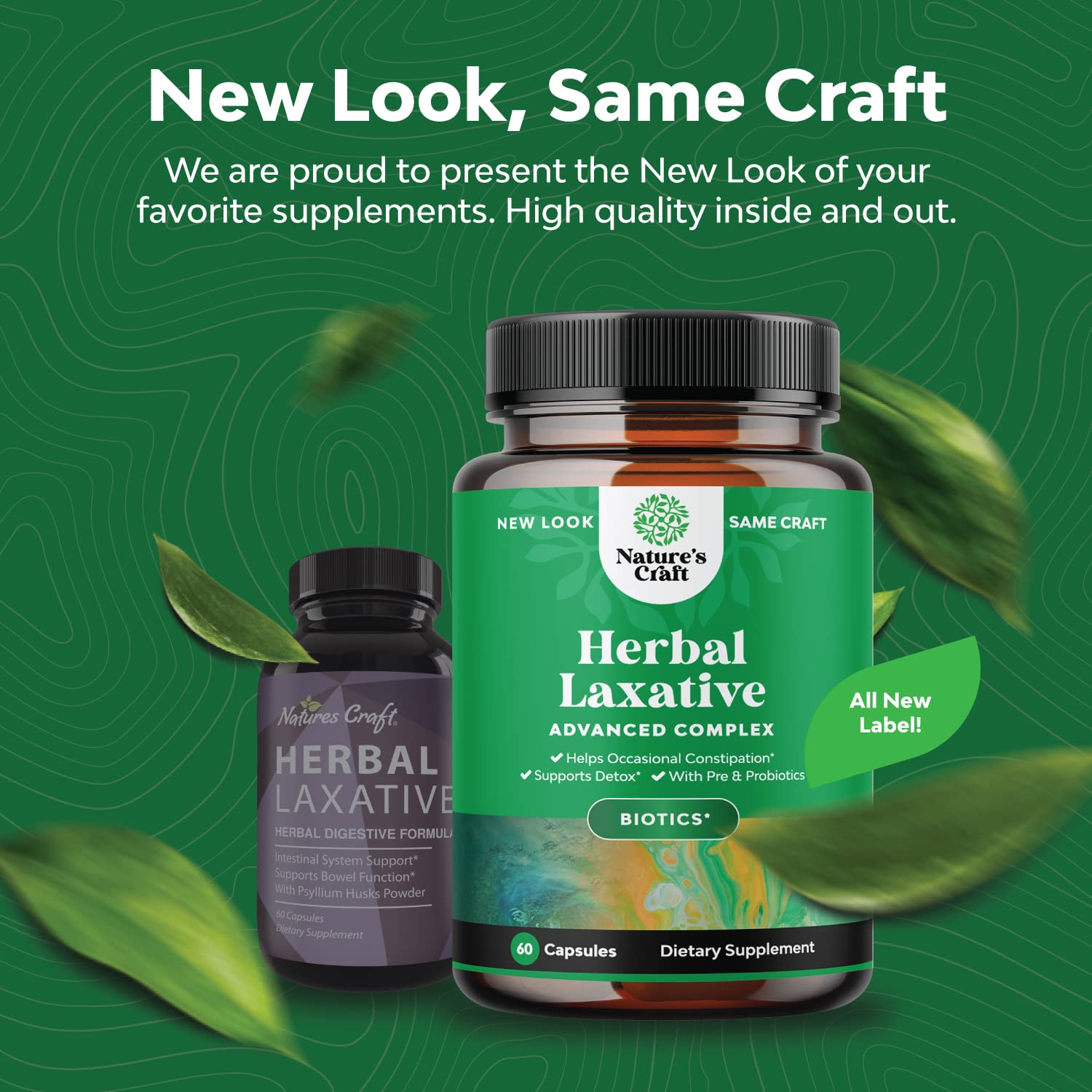 Herbal Laxative Capsules with Probiotics – Natural Laxative Pills to Cleanse Colon and Support Natures CraftAu supplements