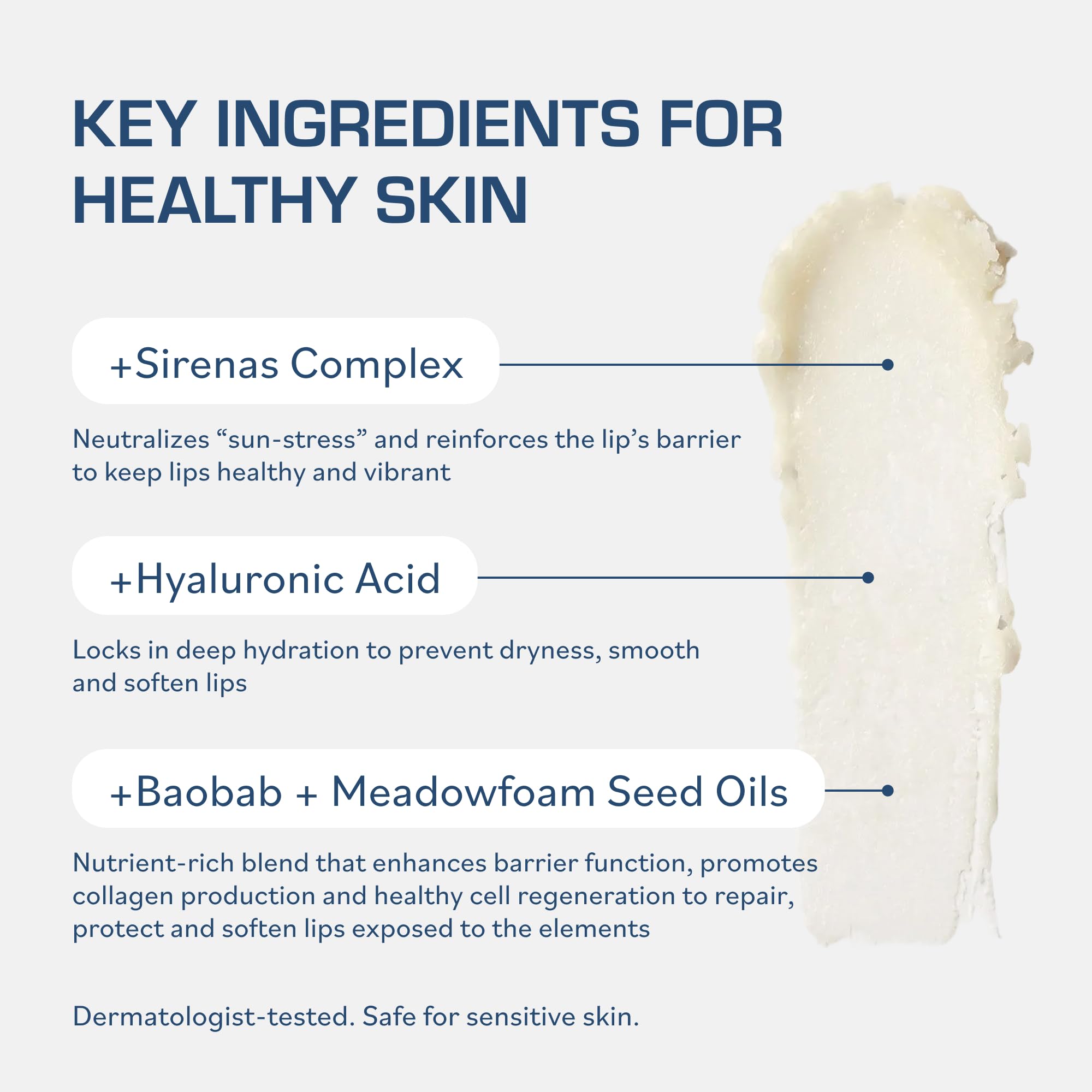 TERNS Everyday Lip Balm | Hyaluronic Acid + Baobab & Meadowfoam Oils, Algae-Powered Sirenas Complex OS, Refreshing Mint, Non-Sticky Cushion Glide, Cruelty-Free TERNSAu supplements