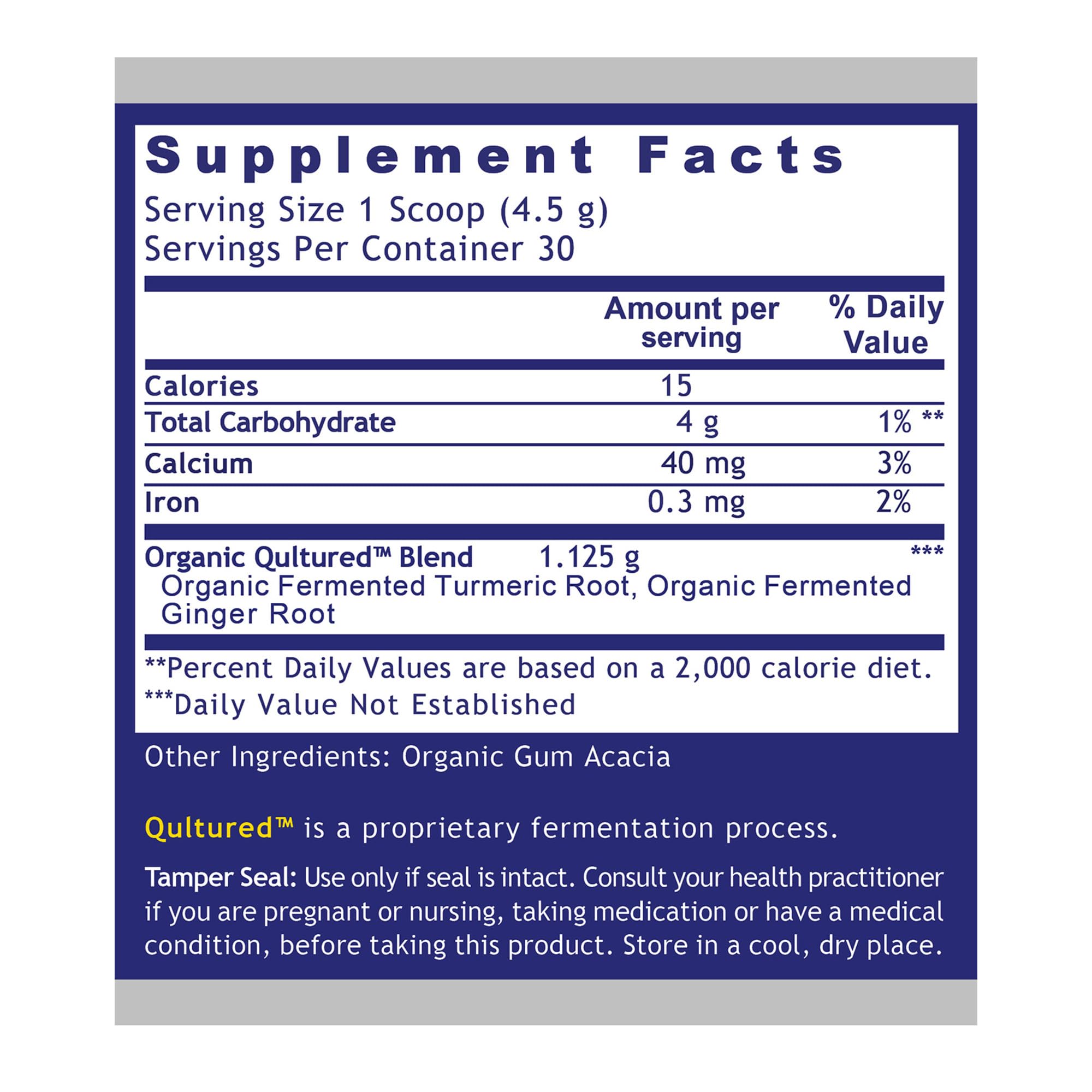 Premier Research Labs Premier Fermented Turmeric/Ginger Root - Probiotic Fermented Turmeric & Ginger Powder Supplement, Active Curcuminoids, Herbal Supplement - 4.7 Oz Premier Research LabsAu supplements