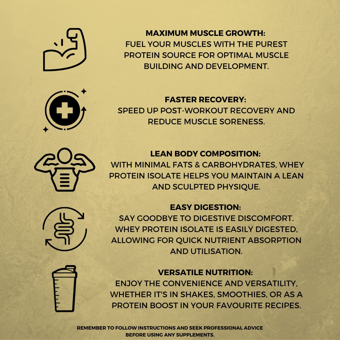 Valhalla's Champion 100% Whey Protein Isolate - 25G Protein per Serving - 30 Servings Valhalla's ChampionAu supplements