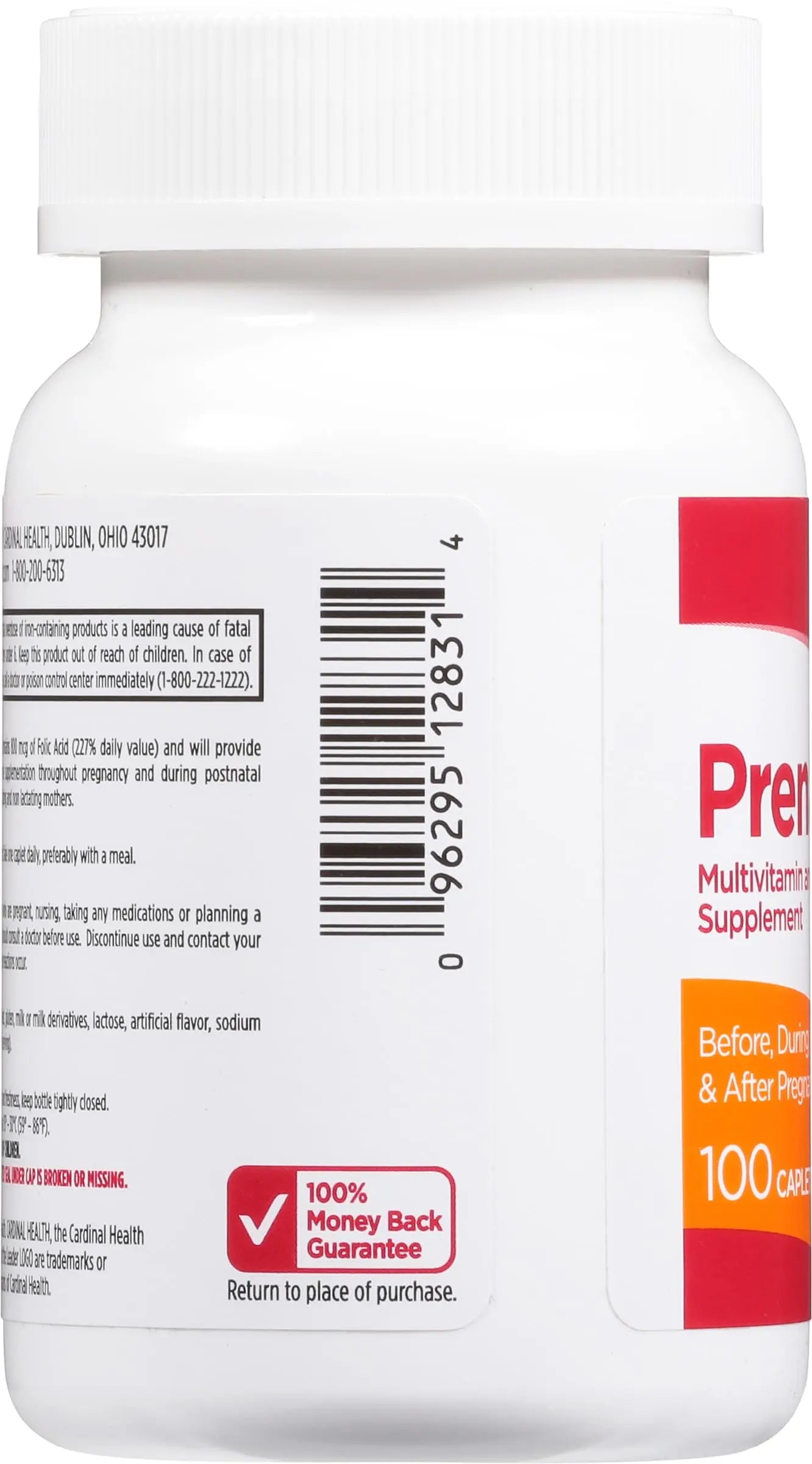 Leader Prenatal Multivitamin with 800mcg Folic Acid & Essential Nutrients for Healthy Pregnancy & Fetal Development, High Potency Vitamin LeaderAu supplements