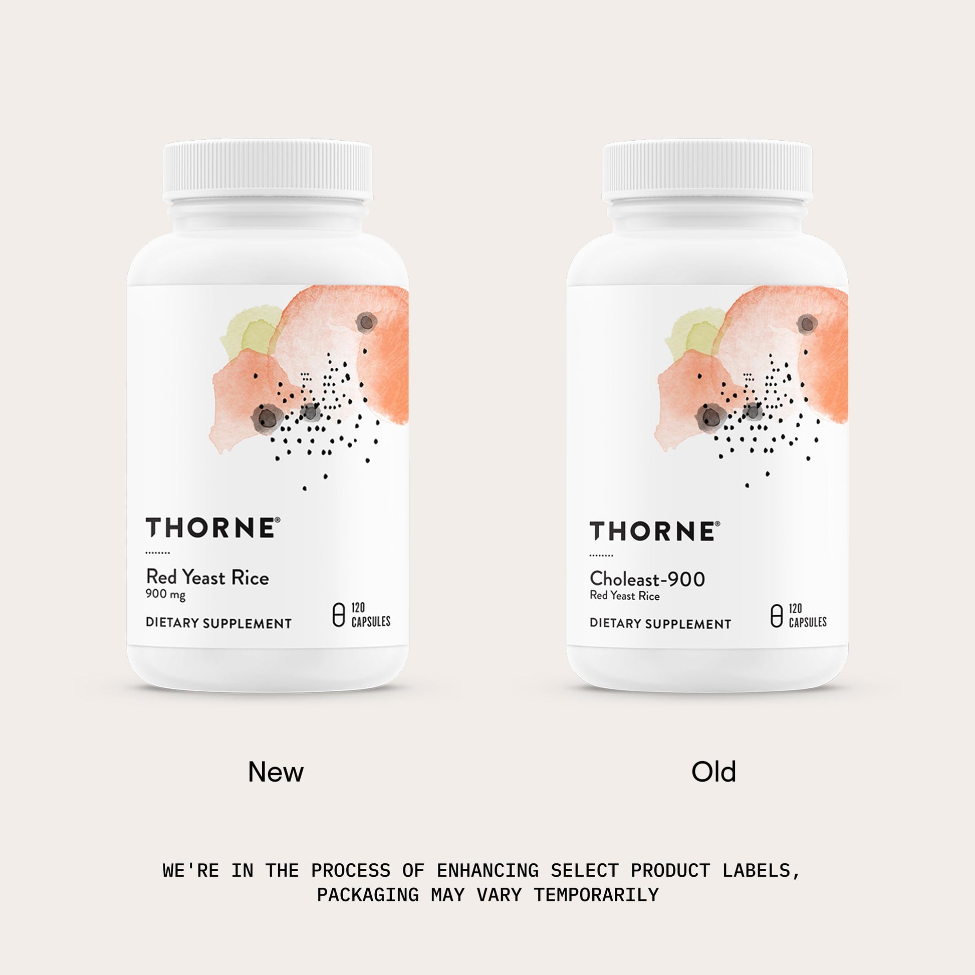 THORNE - Red Yeast Rice (Formerly Choleast-900) - Supports Healthy Cholesterol Levels Already in a Normal Range, Heart Health & Blood Pressure* - Gluten-Free, Dairy-Free - 120 Capsules THORNEAu supplements