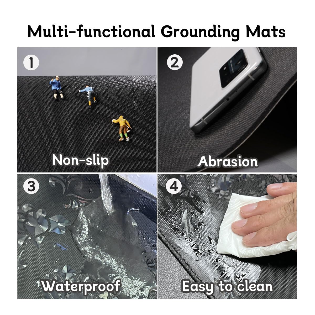 LOSUVERO Grounding Mat for Bed, 33.5x23.5Floral Printed Grounding Pad for Health Therapy, Efficient Sleep LOSUVEROAu supplements