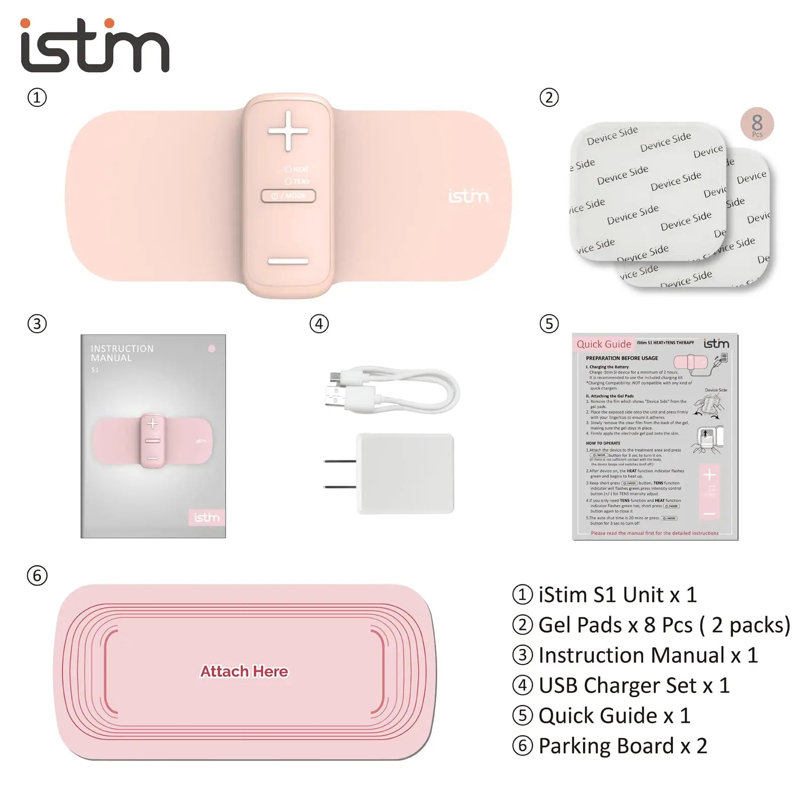iStim S1 Wireless TENS Unit for Menstrual Relief – Period Pain Relief Device for Period Cramps and Back Pain, TENS Machine with Heat, Rechargeable Drug-Free TENS Massager with Japanese Gel Pads iSTIMAu supplements