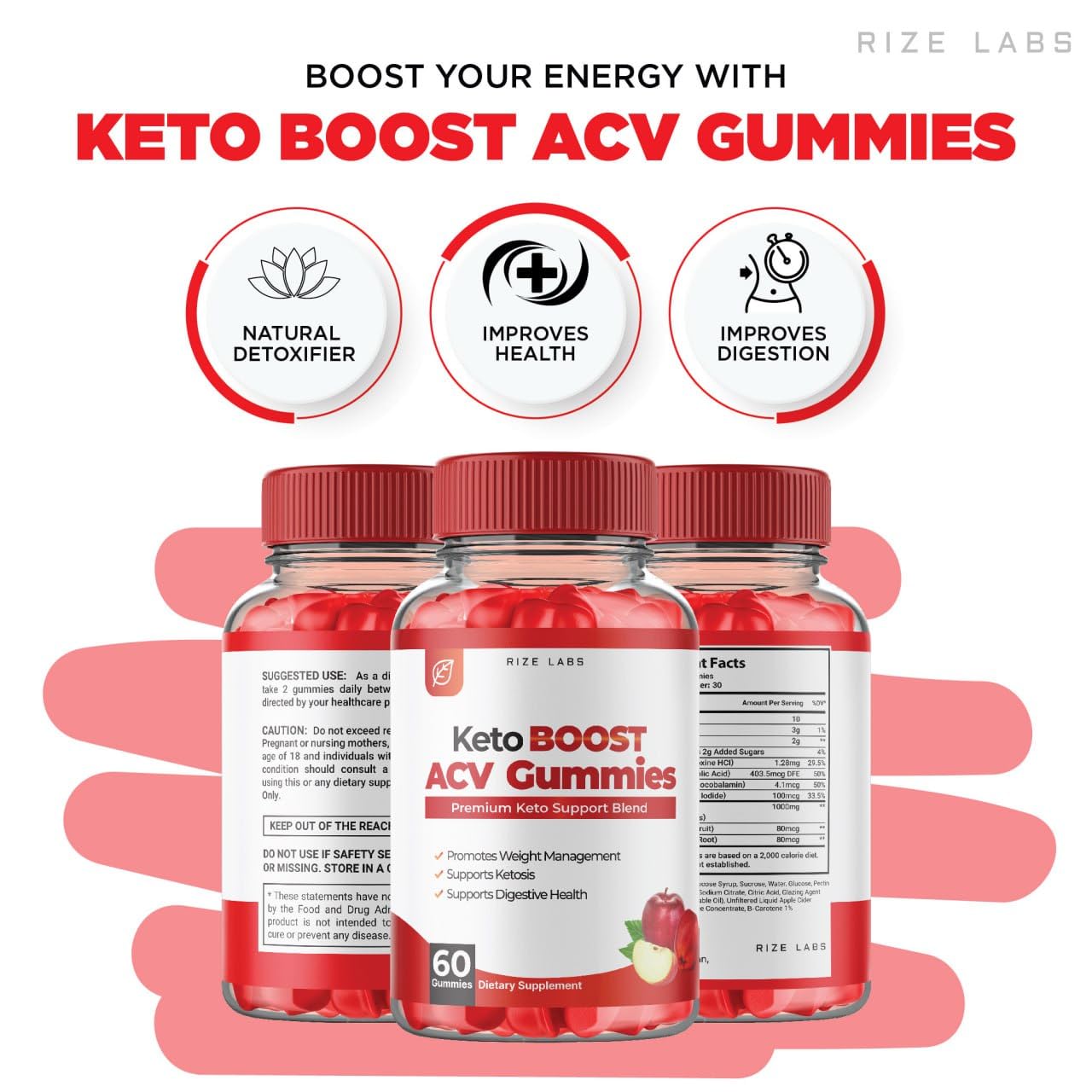 (2 Pack) Keto Boost ACV Gummies - Keto Boost ACV Gummies for Advanced Weight Loss rize labsAu supplements